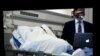 Абдэрахман Мэчках адказвае на пытаньні суду празь відэасувязь са шпіталю, 22 жніўня 2017