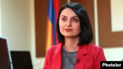 Armenia - Newly appointed Labor and Social Affairs Minister Zaruhi Batoyan, January 21, 2019.