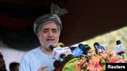 Afghan presidential candidates are promising peace.