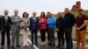 Nagorno-Karabakh -- French parliamentarians pose for a photograph in Stepanakert, September 10, 2019.