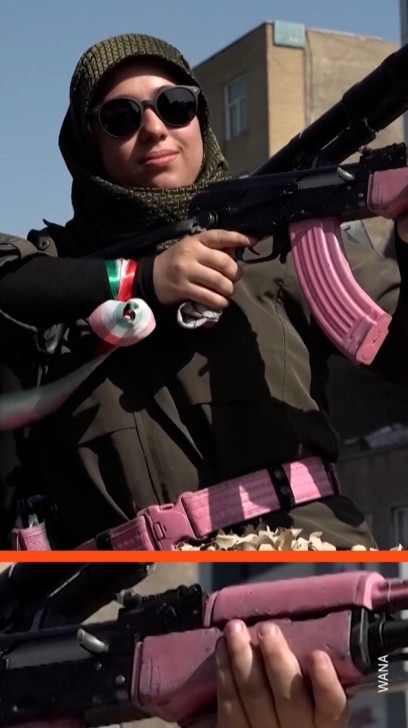 Why Is Iran Parading Pink Weapons? To Coerce Women Into Militancy, Says Rights Expert Why Is Iran Parading Pink Weapons? To Coerce Women Into Militancy, Says Rights Expert