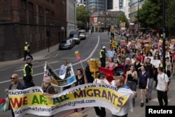 La moscheea din Finsbury Park au avut loc anul acesta mai multe proteste pro-palestiniene. Chiar dacă organizatorii condamnă antisemitismul, ele au dat ocazia unor asemenea manifestări.