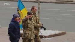 Оборонці Дебальцева відзначили роковини боїв за місто (відео)