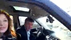 Борис Немцов на акции "Белый круг"