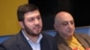 Armenia - Areg Kochinian (left) and Boris Navasardian, another member of an Armenian delegation that visited Azerbaijan, at a news conference in Yerevan, November 24, 2025.
