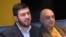 Armenia - Areg Kochinian (left) and Boris Navasardian, another member of an Armenian delegation that visited Azerbaijan, at a news conference in Yerevan, November 24, 2025.