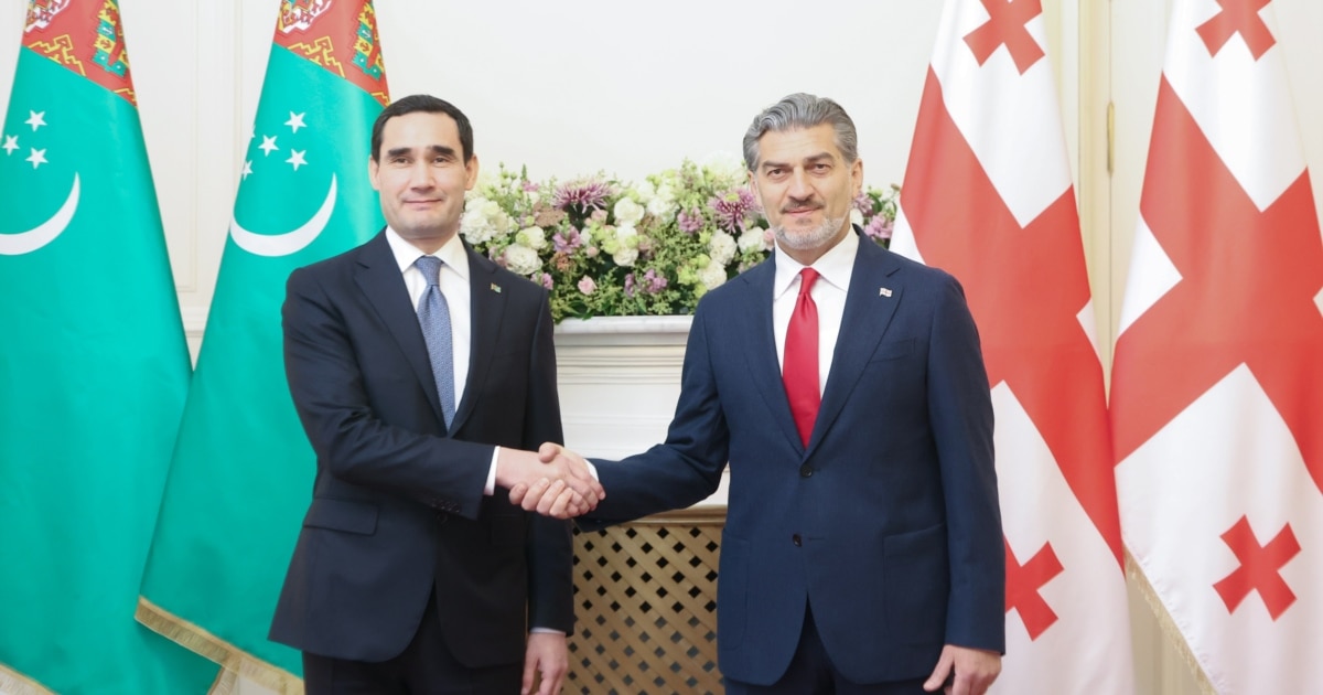 თურქმენეთის პრეზიდენტი საქართველოში იმყოფება