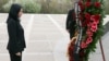 Armenia - Israel’s Agriculture Minister Orit Noked lays a wreath at the Armenian Genocide Memorial in Yerevan, 16Apr2012.