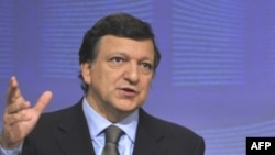 Jose Manuel Barroso la o conferință de presă despre Parteneriatul estic