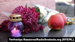 Акция памяти жертв Голодомора в Запорожье, ноябрь 2019 года 