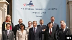 Министры иностранных дел "большой восьмерки" на встрече в Москве