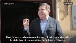 Saakashvili Says He Crossed Ukrainian Border Legally