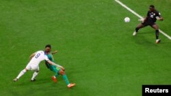 Անգլիայի հավաքականի ավագ Հարի Քեյնը գրավում է Սենեգալի թիմի դարպասը, «Ալ Բայթ» մարզադաշտ, Ալ Խոր, 4-ը դեկտեմբերի, 2022թ.