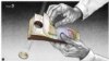 Graphic/Iran -- A graphic by Iranian cartoonist Shahrokh Heidari, Currency Rial,  28Mar2018 fardakator