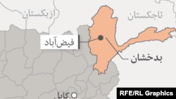 ولایت بدخشان در بخشی از نقشه افغانستان