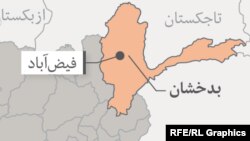 ولایت بدخشان در نقشه افغانستان 