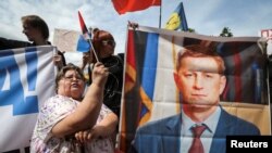 საპროტესტო აქცია ხაბაროვსკში.