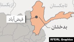 ولایت بدخشان در نقشه افغانستان