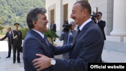 Ադրբեջան - Թուրքիայի և Ադրբեջանի նախագահներ Աբդուլա Գյուլի և Իլհամ Ալիևի հանդիպումը Գաբալայում, 15-ը օգոստոսի, 2013թ․