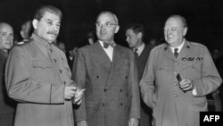 Staljin, Churchill i Truman u Potsdamu, 2. august 1945. 