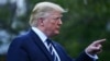 US President Donald Trump talks to the press before departing from the South Lawn of the White House on July 19, 2019, in Washington, DC.