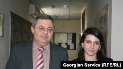რესპუბლიკური პარტიის ლიდერი დავით უსუფაშვილი და საქართველოს ახალგაზრდა იურისტთა ასოციაციის თავმჯდომარე თამარ ჩუგოშვილი