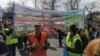 Aktivisti protiv rudnika i kompanije Rio tinto u Beogradu na Ekološkom ustanku, 10. aprila 2021. godine