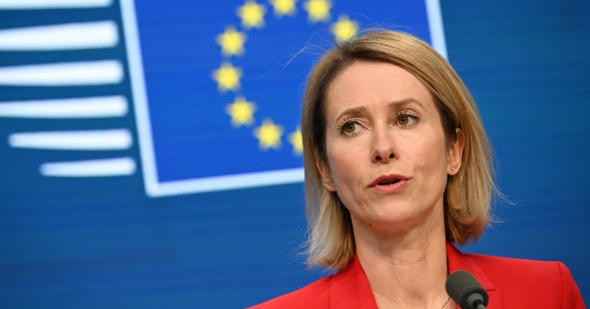 Каллас висловила готовність представляти ЄС на переговорах з Росією