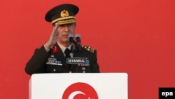 Turkish Defense Minister Hulusi Akar (file photo)