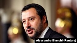 Italian Deputy Prime Minister Matteo Salvini 