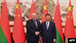 Aleksandar Lukašenko i Si Đinping u Pekingu, Kina, 4. decembra 2023.