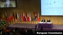 Прес-конференція під час саміту «Східного партнерства». Рига, 20 травня 2015 року