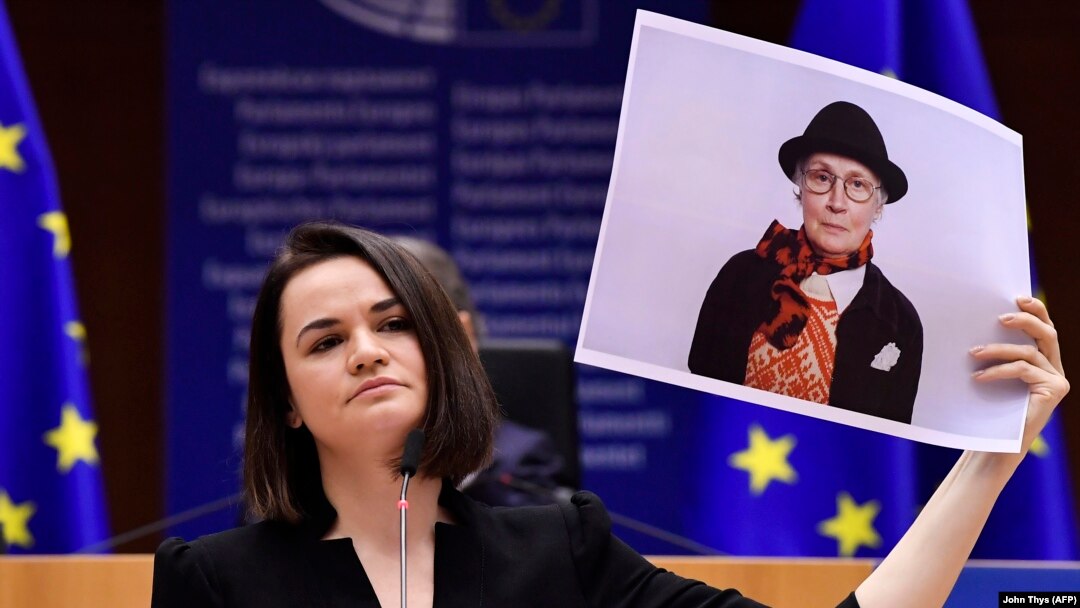 Lidera opoziției din Belarus, Svetlana Țihanovskaia