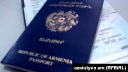 Armenia -- Armenian passports, 14Sep2011.