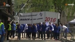 «Марш живих» із Аушвіца до Біркенау в пам’ять жертв Голокосту (відео)