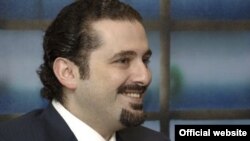 Outgoing Lebanese Prime Minister Saad Hariri