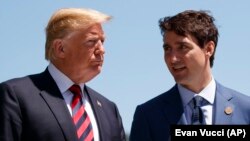 Presidenti amerikan, Donald Trump dhe kryeministri kanadez, Justin Trudeau.