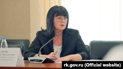 Валентина Лаврик, министр образования, науки и молодежи в российском правительстве Крыма