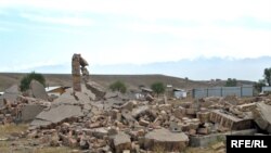 Almatyda ýykylan jaýlaryň ýeri, 2008-nji ýyl.