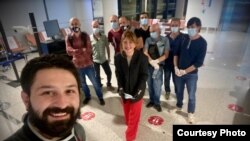 სამშობლოში დაბრუნებული მეზღვაურები და მათი ოჯახის წევრები