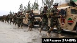 آرشیف، شماری از نیروهای امنیتی افغانستان
