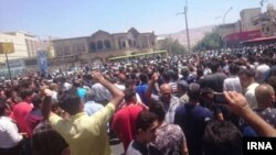 Sudden eruption of protests on August 2 in many Iranian cities, including Shiraz, pictured here.