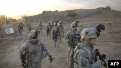 US Army soldiers in Khost province along the Afghan-Pakistan border. (file photo)