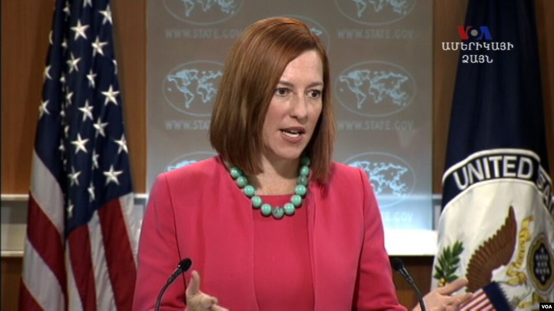 U.S. State Department spokeswoman Jen Psaki 