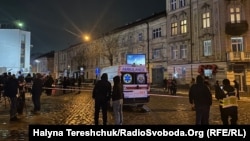 Місце, де сталися вибухи, 22 лютого 2026 року