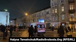 На місці вибухів у Львові, 22 лютого 2026 року