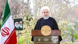 Iranski predsjednik Hasan Ruhani održao je televizijski govor povodom iranske Nove godine Norvuz, hvaleći liječnike i medicinske sestre za njihovu hrabrost u borbi protiv korona virusa, Teheran, Iran, 20. mart 2020.