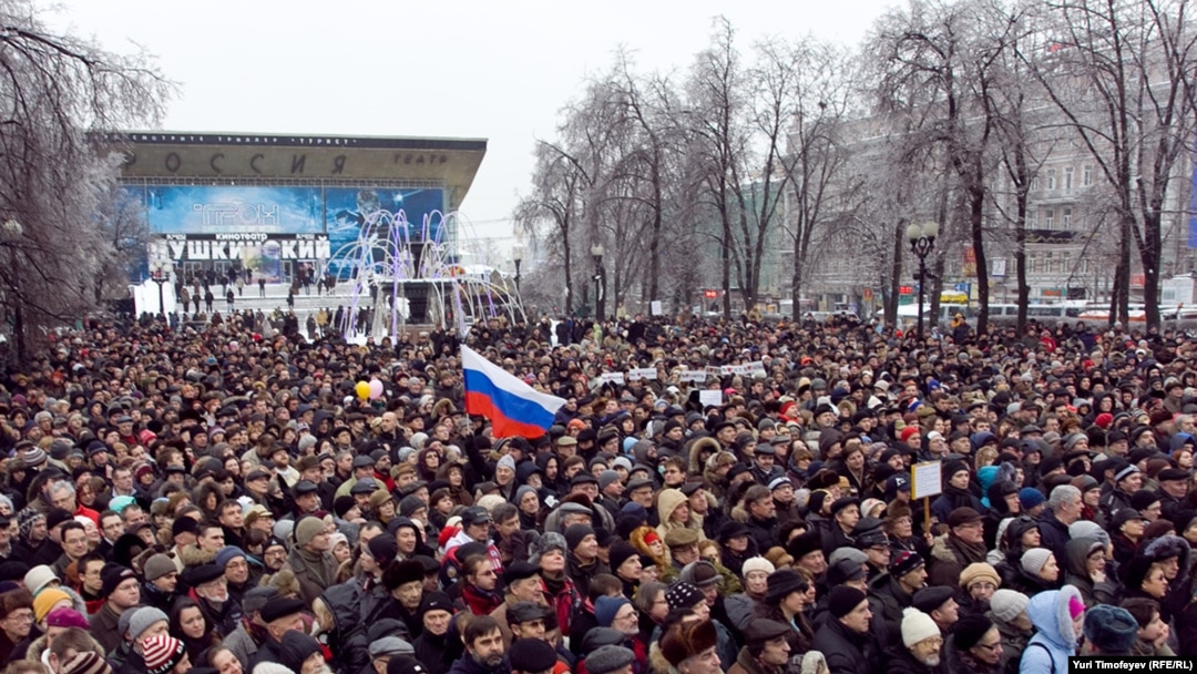 Тысячи людей пришли на митинг против ксенофобии, Москва, 26 декабря 2010 