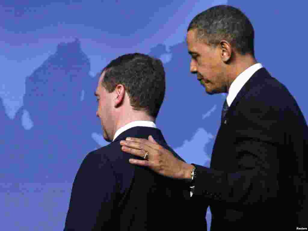 Barack Obama i Dmitry Medvedev 