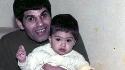 مجید شریف و پسرش، پویا